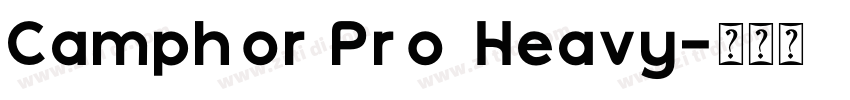 Camphor Pro Heavy字体转换 Camphor Pro Heavy字体转换